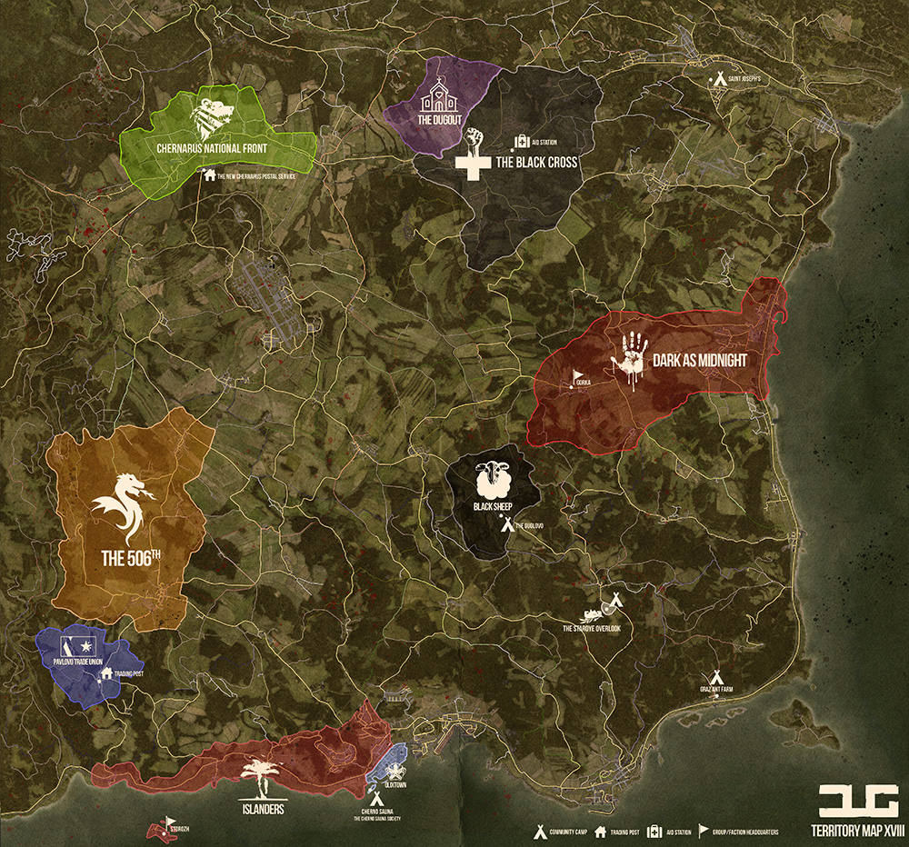 dayz underground territory map june 2020