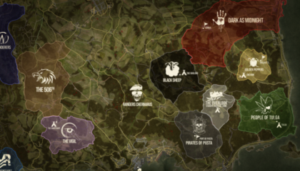 DUG Territory and POI Map – June 2022