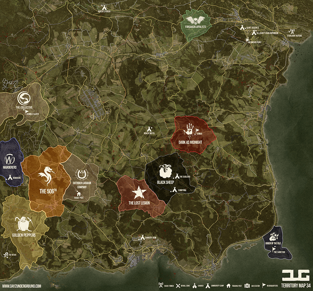 dayz underground territory map june 2023