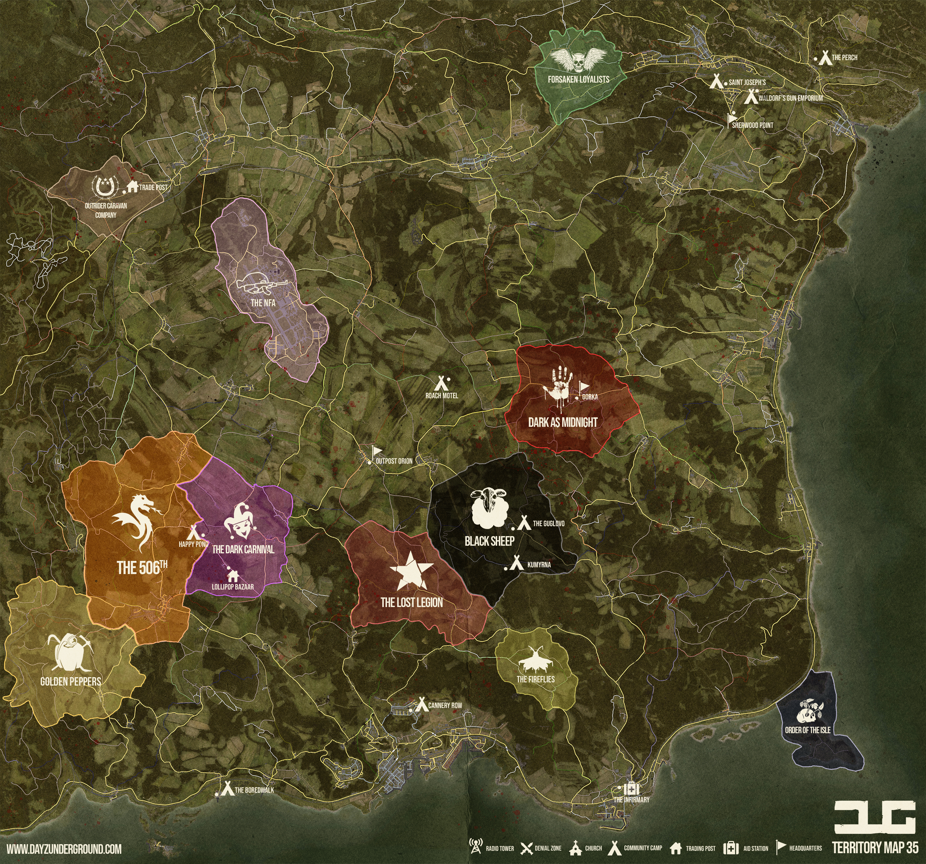 dayz underground territory map 35