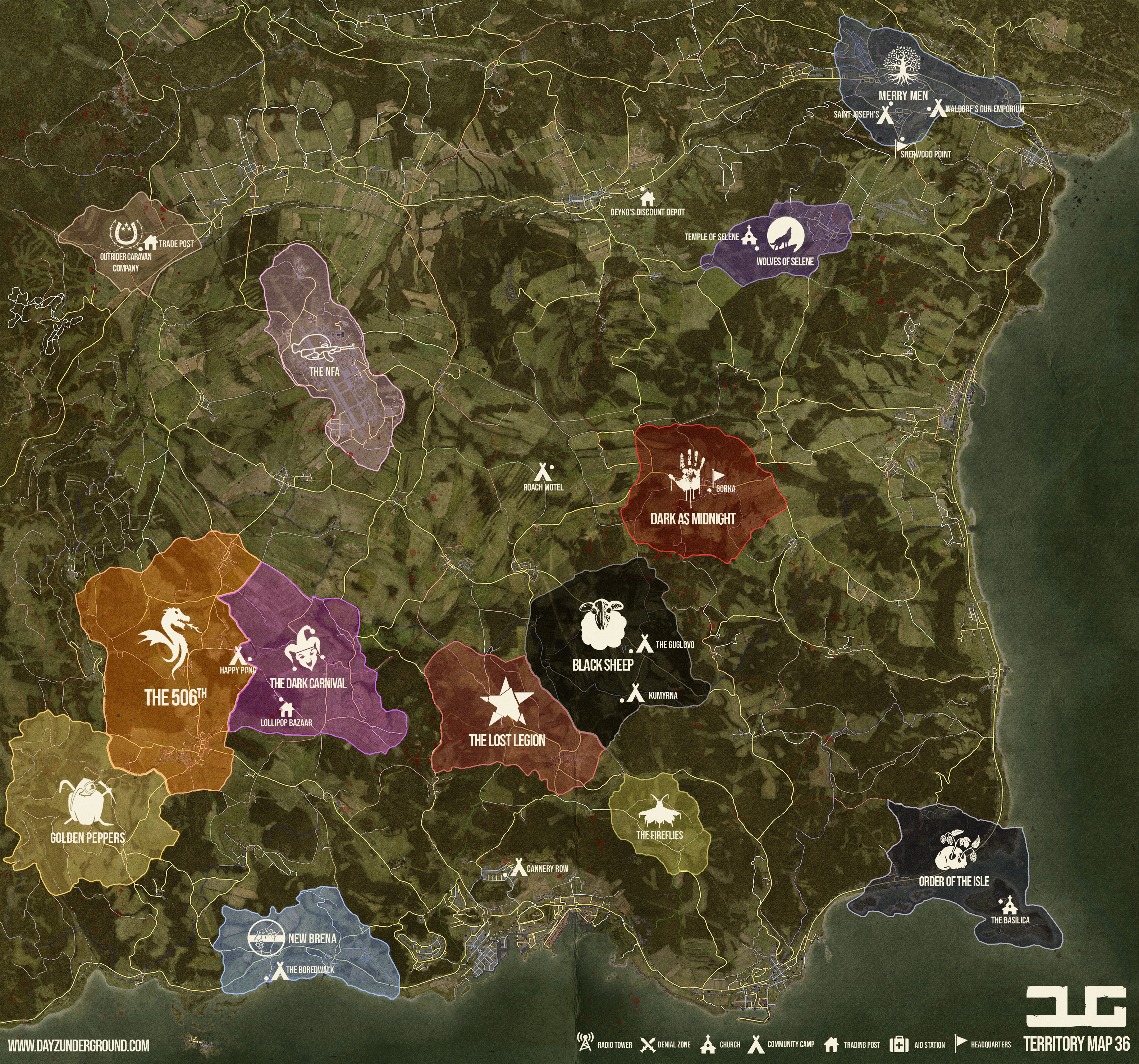 dayz underground territory map 36