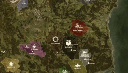 DUG Territory & POI Map – March/April 2025